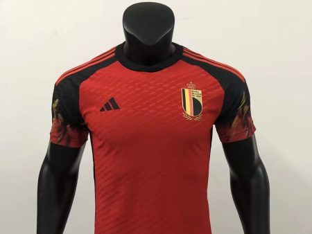 22 23 Belgium World Cup home soccer Jersey For Discount