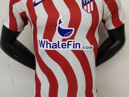 22 23 Atletico Madrid home  soccer jersey Fashion