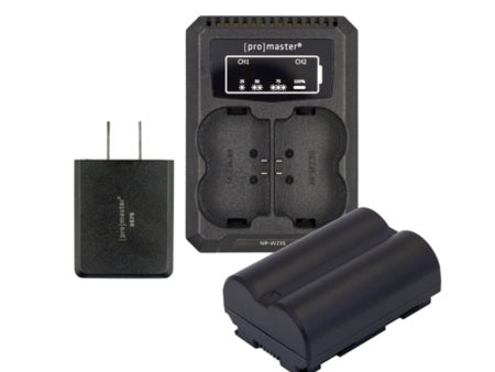 Pro Master Battery & Charger Kit for FUJI NP-W235 Online now