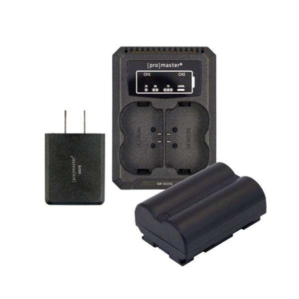 Pro Master Battery & Charger Kit for FUJI NP-W235 Online now