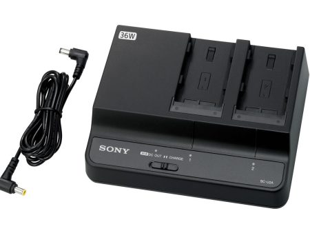 Sony BC-U2A Dual-Bay Battery Charger   AC Adapter for BP-U90, U60, U60T, U30 Online Hot Sale