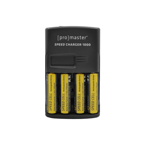 Promaster Speed Charger 1000 AA NiMH kit with 4 batteries Cheap