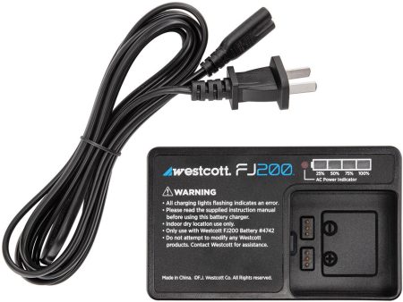 Westcott FJ200 Battery Charger and Cord Online now