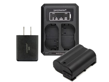 Pro Master BATTERY & CHARGER KIT FOR NIKON EN-EL15C on Sale