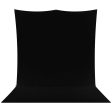 Westcott X-Drop Pro Fabric Backdrop Sweep Kit | Rich Black, 8 x 13  on Sale