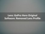 Service: Remove GoPro Lens Profile(No Pink Corners) on Sale