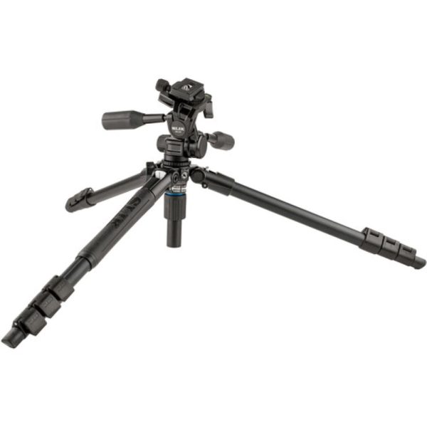 Slik Pro AL-324-3W Aluminum 4-Section Tripod with Arca-Type 3-Way Pan-Tilt Head Fashion