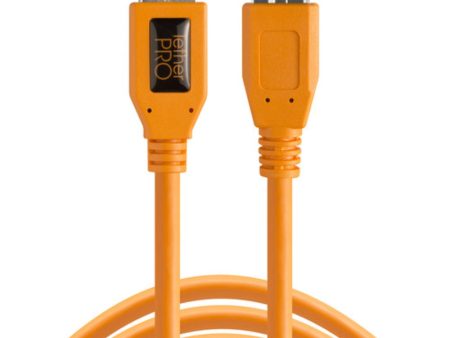 Tether Tools TetherPro USB 3.0 Male Type-A to USB 3.0 Micro-B Cable | 15 , Orange Cheap