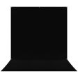 Westcott X-Drop Pro Wrinkle-Resistant Backdrop Sweep | Rich Black, 8 x 13  Online Hot Sale