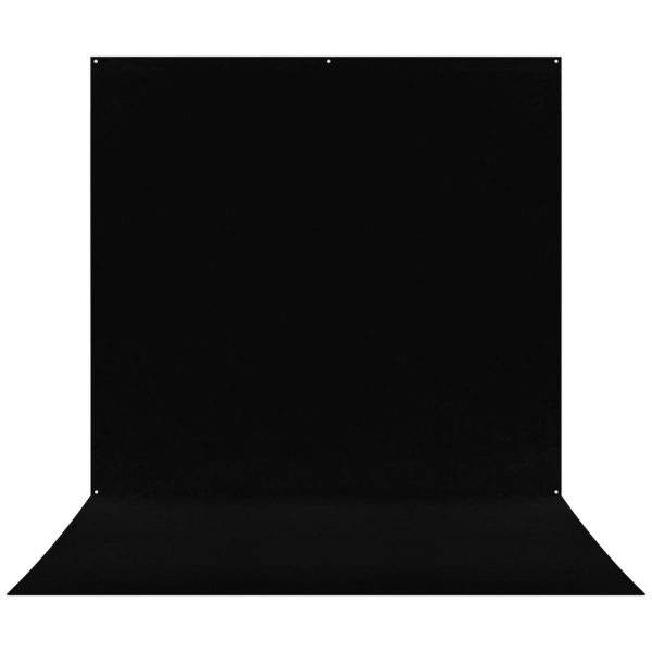 Westcott X-Drop Pro Wrinkle-Resistant Backdrop Sweep | Rich Black, 8 x 13  Online Hot Sale