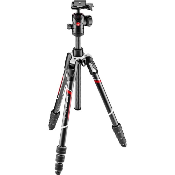 Manfrotto Befree Advanced Carbon Fiber Travel Tripod with 494 Ball Head | Twist Locks, Black Online Hot Sale