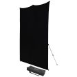 Westcott X-Drop Pro Fabric Backdrop Kit | Rich Black, 8 x 8  For Sale