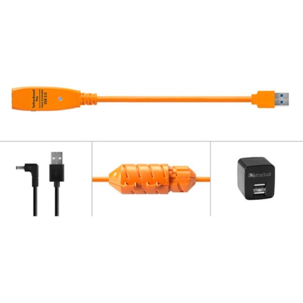 Tether Tools TetherBoost Pro USB 3.0 Core Controller | Orange Hot on Sale