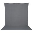 Westcott X-Drop Pro Fabric Backdrop Kit | Neutral Gray, 8 x 13  Sale