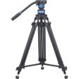 Sirui SH15 Aluminum Video Tripod with Fluid Head Supply