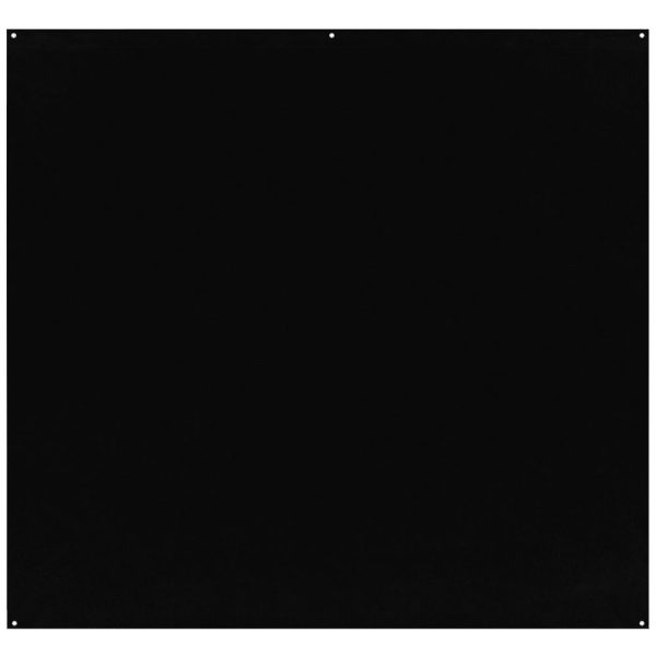 Westcott X-Drop Pro Wrinkle-Resistant Backdrop | Rich Black, 8 x 8  Online now