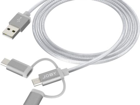 JOBY 3-in-1 Charge & Sync Cable | 3.9 , Space Grey on Sale