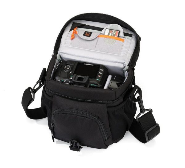 Lowepro Nova 140 AW Camera Shoulder Bag (Black) Hot on Sale