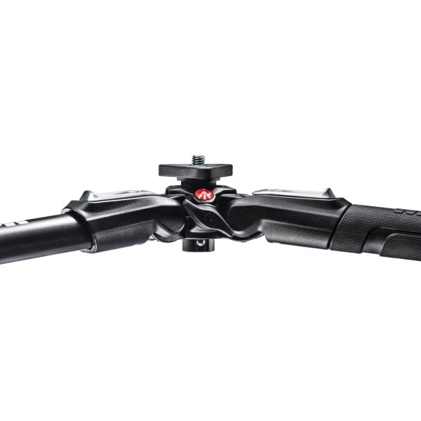 Manfrotto MT190X3 3-Section Aluminum Tripod with MVH500AH Fluid Head Hybrid Video Kit on Sale