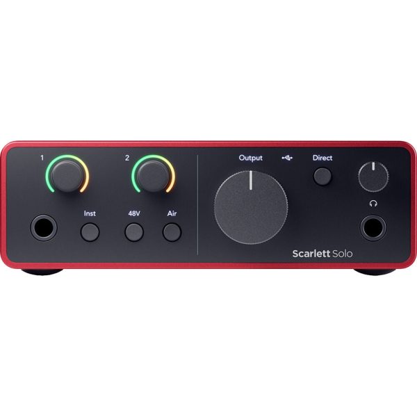 Focusrite Scarlett Solo USB Audio Interface | 4th Generation on Sale