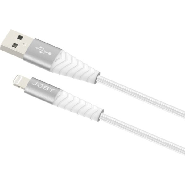 JOBY Charge & Sync Lightning Cable | 3.9 , White Discount