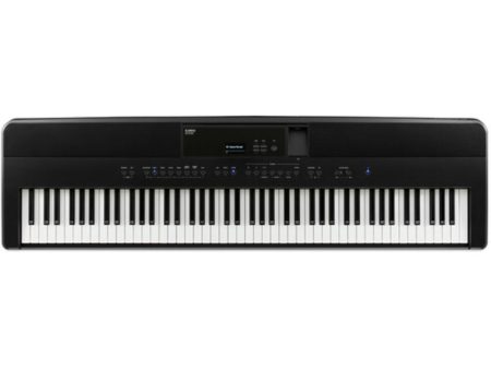 Kawai ES520 88-Key Portable Digital Piano with Speakers | Satin Black Fashion