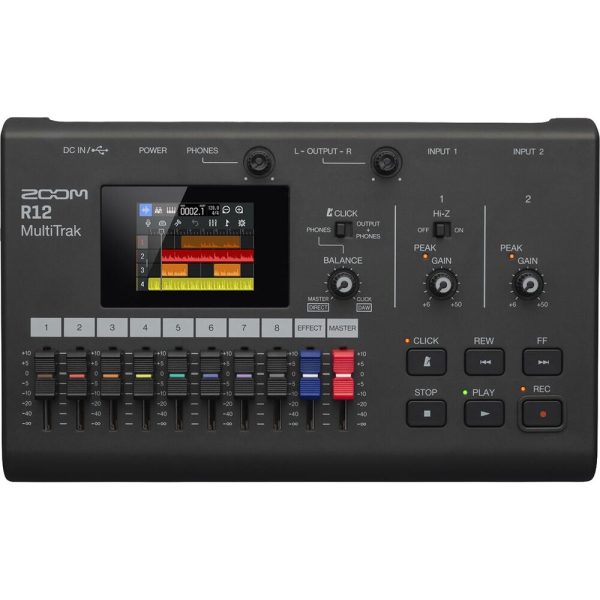 Zoom R12 MultiTrak Portable Recorder and Control Surface Hot on Sale