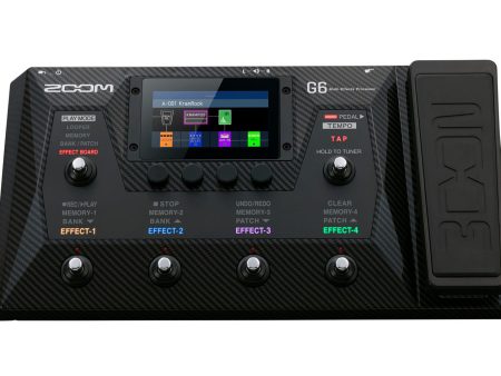 Zoom G6 Multi-Effects Processor for Guitarists For Discount