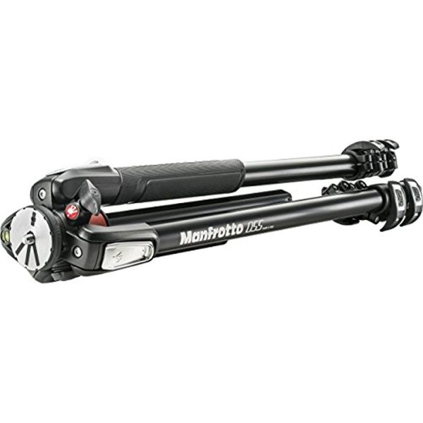 Manfrotto 502AH Video Head & MT055XPRO3 Aluminum Tripod Kit Online Sale