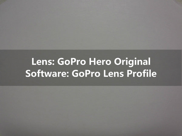 Service: Remove GoPro Lens Profile(No Pink Corners) on Sale