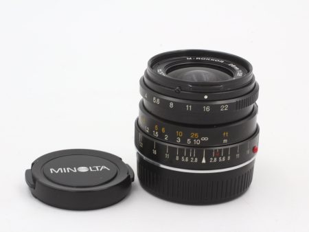 Used Minolta M 28mm f2.8 Rokkor Used Very Good Hot on Sale