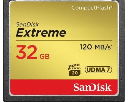 SanDisk Extreme 32GB CF Memory Card 120MB s Cheap