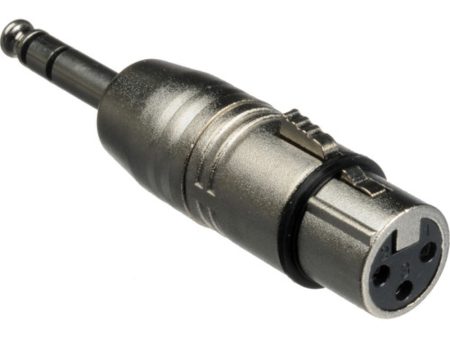 Hosa Technology GXP143 Stereo Male 1 4  Phone to Female 3-Pin XLR Adapter Online