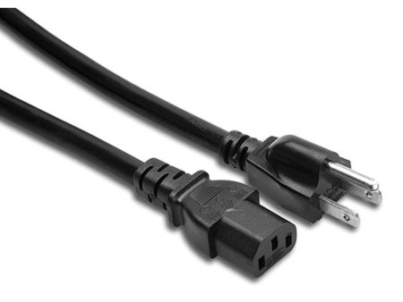 Hosa Technology Extension Cable with IEC Female Connector | 18 AWG, Black, 8  Online now