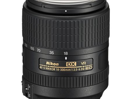 Nikon AF-S DX NIKKOR 18-300mm f 3.5-6.3G ED VR Lens Hot on Sale