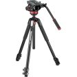 Manfrotto 502AH Video Head & MT055XPRO3 Aluminum Tripod Kit Online Sale