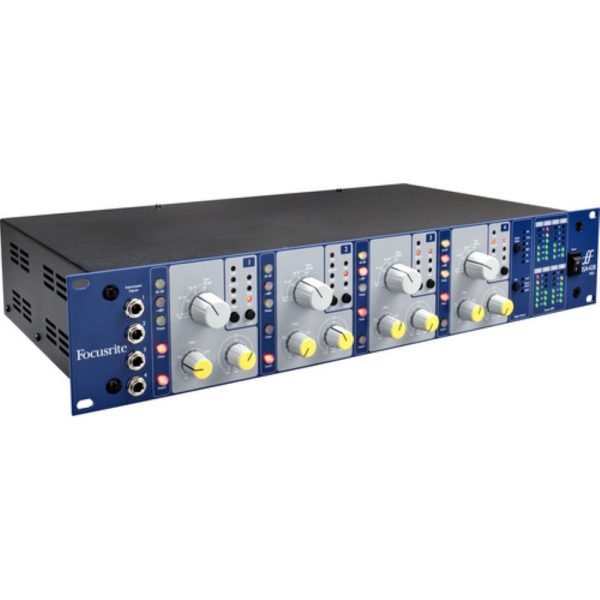 Focusrite ISA428 MkII Rackmount 4-Channel Microphone Preamp For Sale