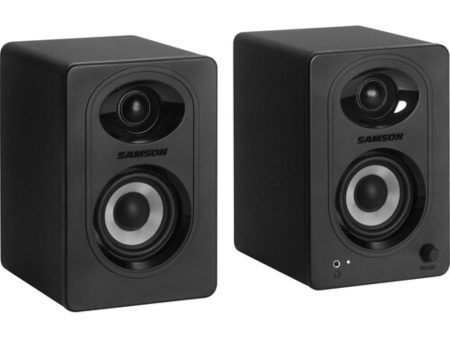 Samson MediaOne M30BT Powered 3  2-Way Studio Monitors with Bluetooth Sale