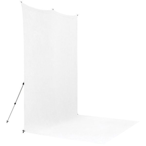 Westcott X-Drop Pro Water-Resistant Backdrop Sweep Kit | High-Key White, 8 x 13  For Discount