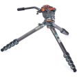 3 Legged Thing Jay Carbon Fiber Tripod with Quick Leveling Base and AirHed Cine-A Fluid Head System For Sale