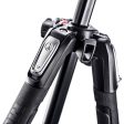 Manfrotto MT190X3 3-Section Aluminum Tripod with MVH500AH Fluid Head Hybrid Video Kit on Sale