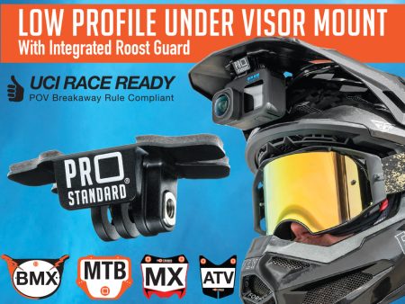 Super-Visor 2.0 Low Profile Under Visor GoPro Mount Online now