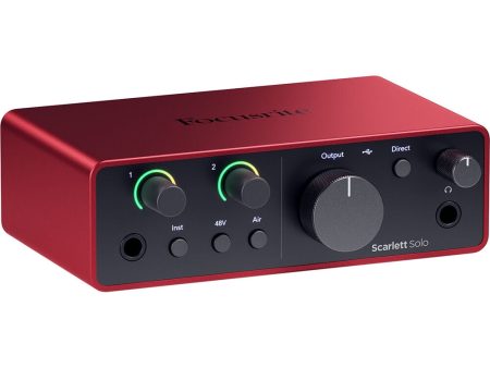 Focusrite Scarlett Solo USB Audio Interface | 4th Generation on Sale