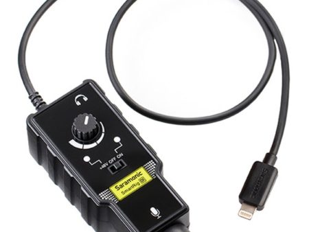 Saramonic SmartRig+ Di, Two-Channel Mic and Guitar Interface with Lightning Connector for iOS Devices For Cheap