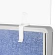 2.25  Cubicle Clip - Holder for Sneeze Guard panels no tools required. For Cheap