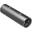 Hosa Technology Male 3-Pin XLR to Male 3-Pin XLR Adapter For Sale