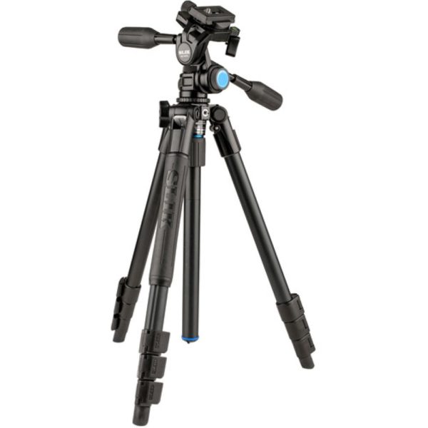 Slik Pro AL-324-3WFC Aluminum 4-Section Tripod with Arca-Type 3-Way Pan-Tilt Head on Sale