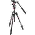 Manfrotto Befree Live Carbon Fiber Video Tripod Kit with Twist Leg Locks on Sale