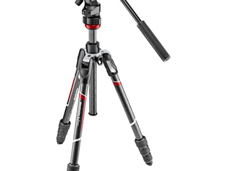 Manfrotto Befree Live Carbon Fiber Video Tripod Kit with Twist Leg Locks on Sale