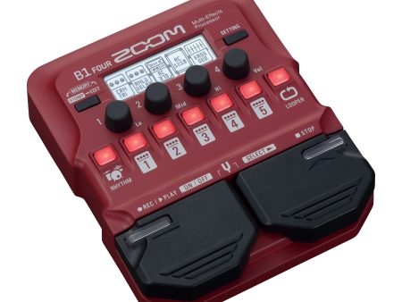 Zoom B1 FOUR Guitar Multi-Effects Processor Cheap